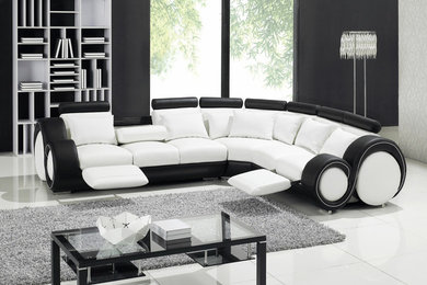 UNWIND Leather Corner Lounge - option D
