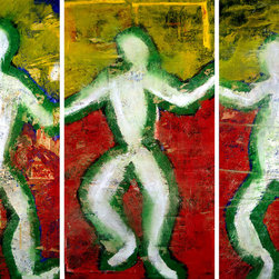 Three Dancers - Paintings