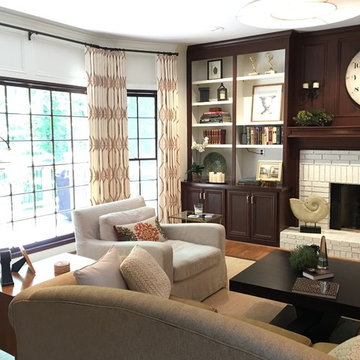 Contemporary Family Room, Horseshoe Bend, Roswell GA