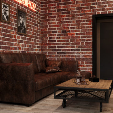 3D visualization of the barbershop interior
