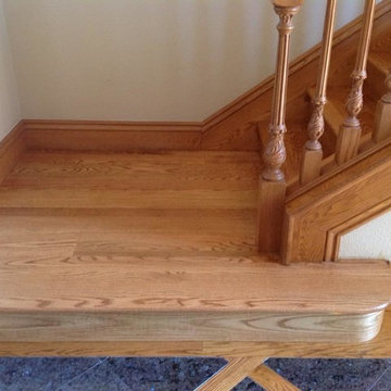 Northern Red Oak Golden Oak Stain
