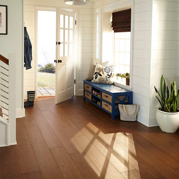 Bright, Farmhouse Entry - Impressions Denali Flint, Engineered, Oak Hardwood