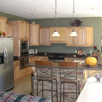 Log Home Kitchens