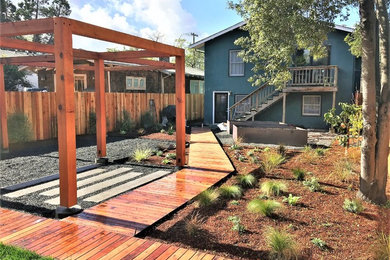 Inspiration for a large garden path in San Francisco.