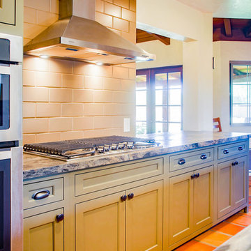 Olive Green Kitchen Remodel