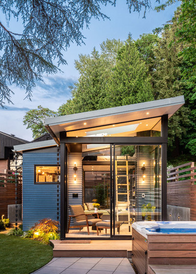 Una nueva cabaña en el jardín para relajarse y disfrutar leyendo