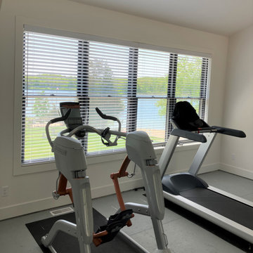Motorized Shades for Lake House