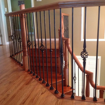 Rail System Iron Balusters w/ Refinish - Lawrenceville, NJ