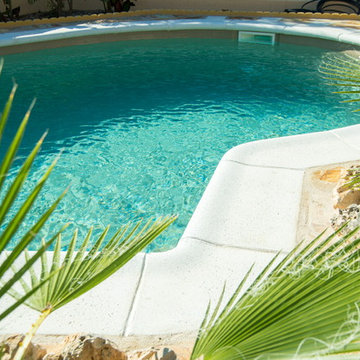 Modelo Topacio Color Sand, acabado Mineral
