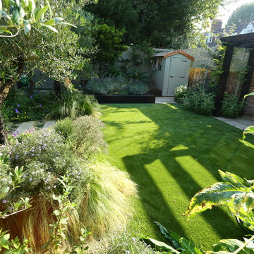 Mediterranean Garden landscaping in Chiswick