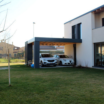 Tettoia posti auto