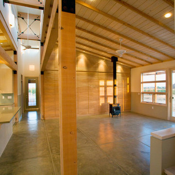 rammed earth wall