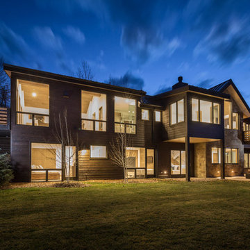 Aspen, Colorado Rustic Modern Home-Cobalt White Oak