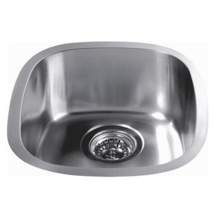 Nantucket Sinks SQRB-7 16.625 Hammered Brass Square Undermount