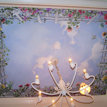 Ceiling trompe l'oeil