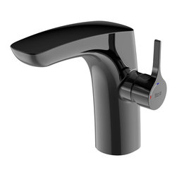 Mezclador Monomando Negro Titanio Insignia | ROCA - Bathroom Sink Taps