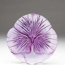 Pansy Side Plate Purple - Dinnerware