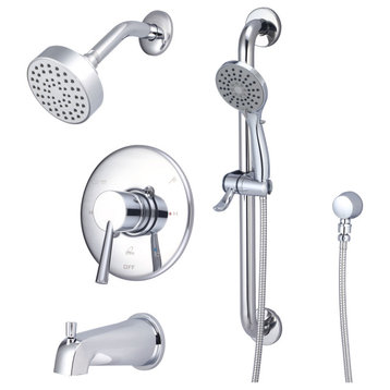 Olympia Faucets TD-2370-ADA i2 Tub and Shower Trim Package - Polished Chrome