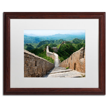 Philippe Hugonnard 'Great Wall V' Art, Wood Frame, 20 X 16, White Matte