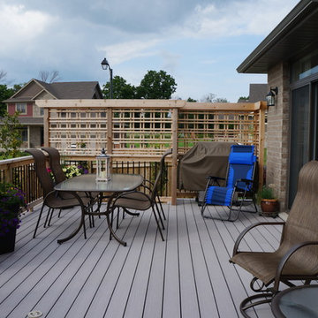 Back Yard Composite and Cedar Deck