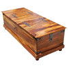 Captain’s Double Lid Indian Rosewood Standing Coffee Table Chest