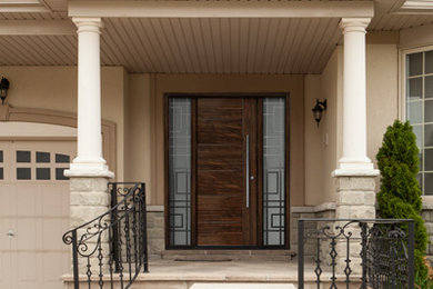 Transitional entry doors