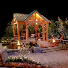 Timber frame pavilion