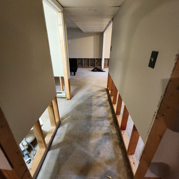 Basement Finish with bathroom
