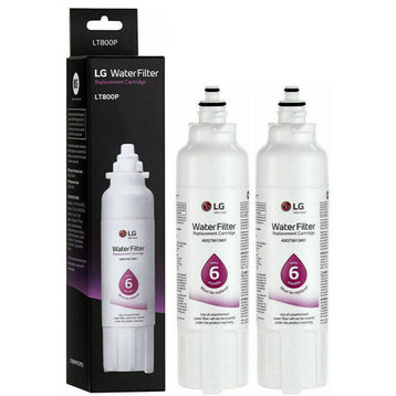 2 Pack LG LT800P Refrigerator Water Filter Replacement for LSXS26326S 46-9490