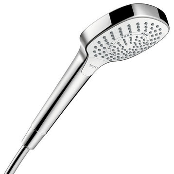 Hansgrohe 27257 Croma Select E Thermostatic Showerpipe 180 2-Jet - Brushed