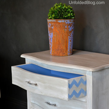 Modern Chevron Wall Stencil Projects