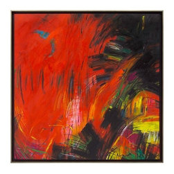 "Zeballos Abstract VII" Large Abstract Oil Painting John Richard - Fine Art Prints