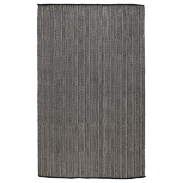 Charlevoix Indoor Outdoor Charcoal Accent Rug by Kosas Home