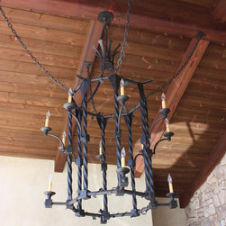 Hand Made Iron Chandelier Designs - Chandeliers