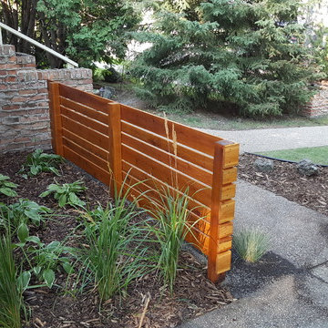 Backside of the fence