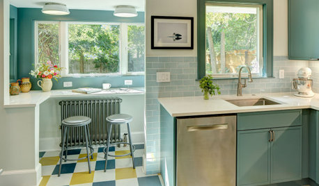 Kitchen of the Week: Vibrant and Playful in 144 Square Feet