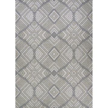 Couristan Dolce Botswana Umber In/Out Area Rug, 5'3" x 7'6"