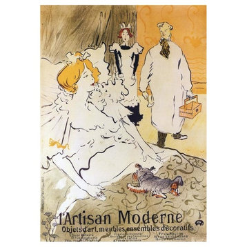 "The Modern Craftsman" Digital Paper Print by Henri Toulouse-Lautrec, 17"x24"