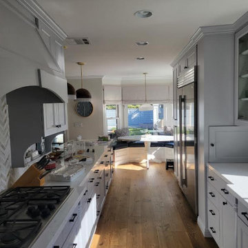 Kitchen Remodel | Custom Cabinets with Lovely Backsplash