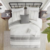 100% Cotton Jacquard 6pcs Comforter Set - Queen