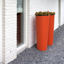AuthenTEAK Lightweight Fiberglass Planters - Outdoor Pots And Planters
