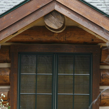 Authentic Rocky Mountain Log Cabin