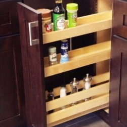 DOWELL 4004 0524 5" BASE PULLOUT ORGANIZER WITH ADJUSTABLE SHELVES - Kitchen Drawer Organizers