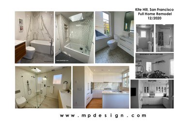 Home design - large contemporary home design idea