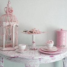 How To Cover a Table Top With Decoupage