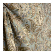 Valdosta Mist Blue Floral Fabric