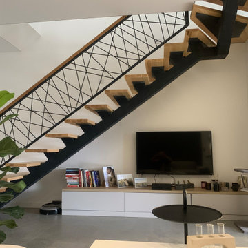 Minimalistic cozy townhouses