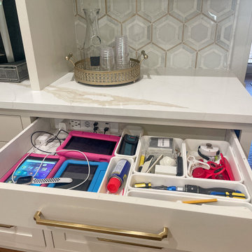 Kitchen In-Drawer Charging Outlets