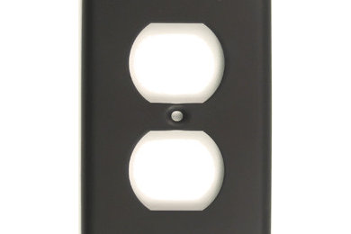 Beautiful Switch Plates: Rusticware Oil Rubbed Bronze Single Recep Switchplate