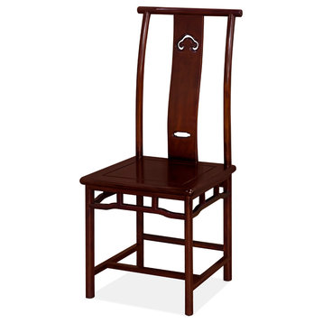 Mahogany Finish Rosewood Chinese Ming Chair